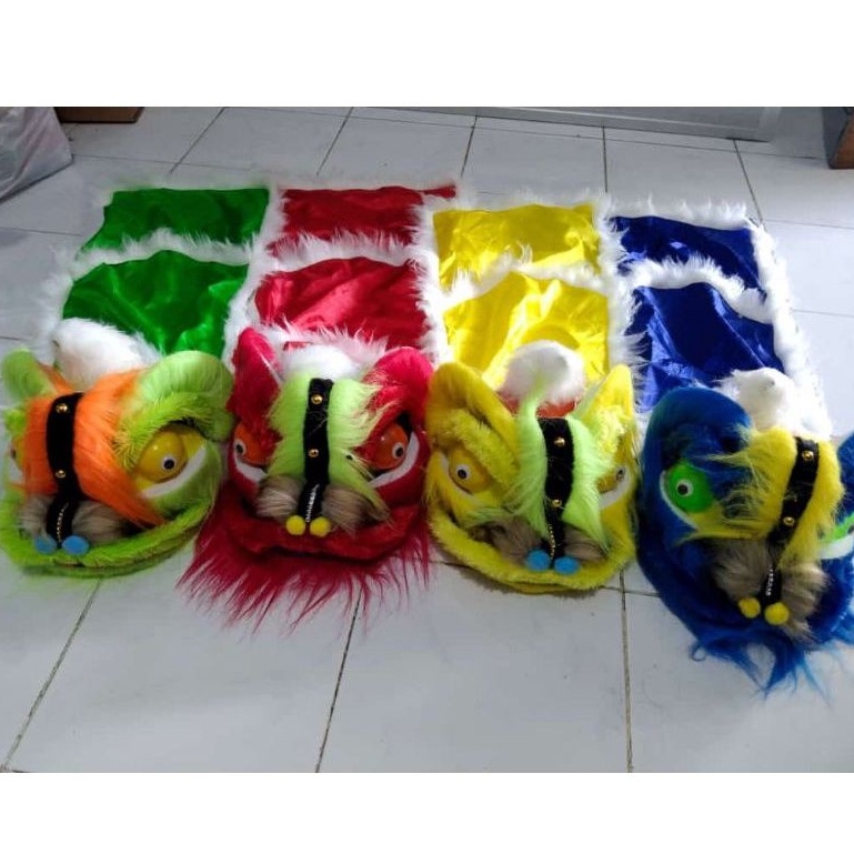 [READY] Mainan Anak Barongsai Dengan Lampu LED - Mainan Tradisional Barongsai