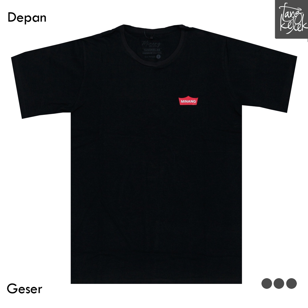 Tangkelek Baju Kaos Minang Warna Hitam