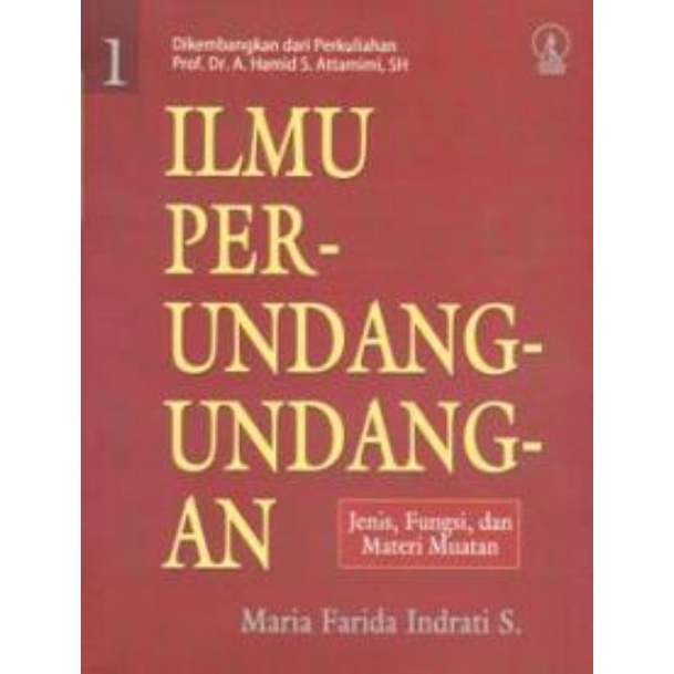 

ilmu perundang undangan 1 maria farida indrati