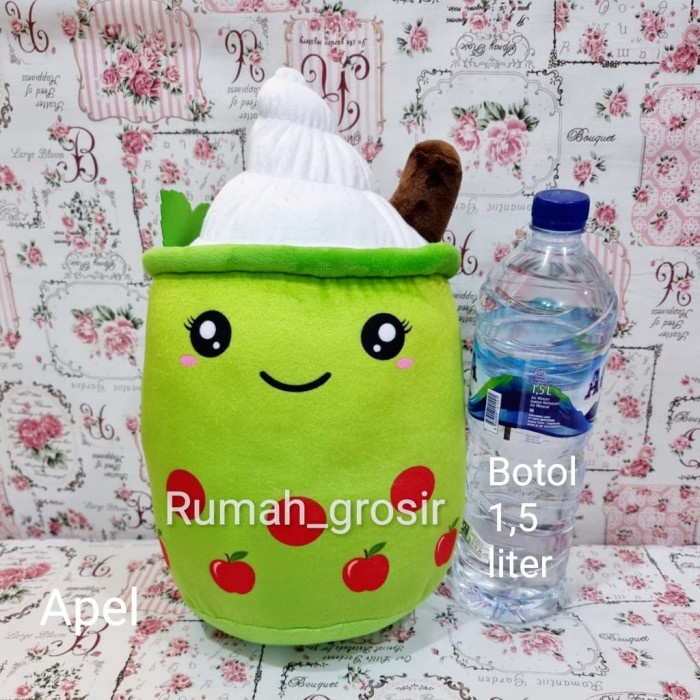 ✨ BISA COD ✨ Boneka Boba Ice Cream Brown Sugar Blueberry Semangka Nanas - ICE APEL