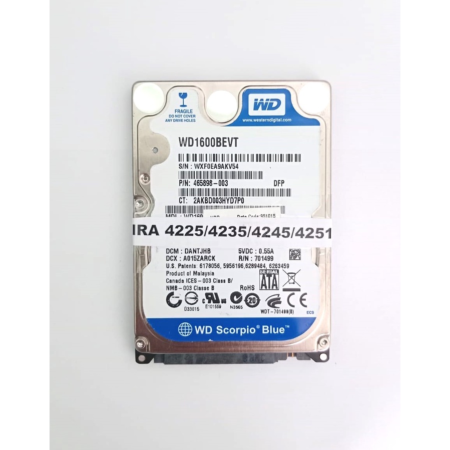 Hardisk Canon IRA 4225 4235 4245 4251 IR ADV HDD Cabutan Ori Garansi