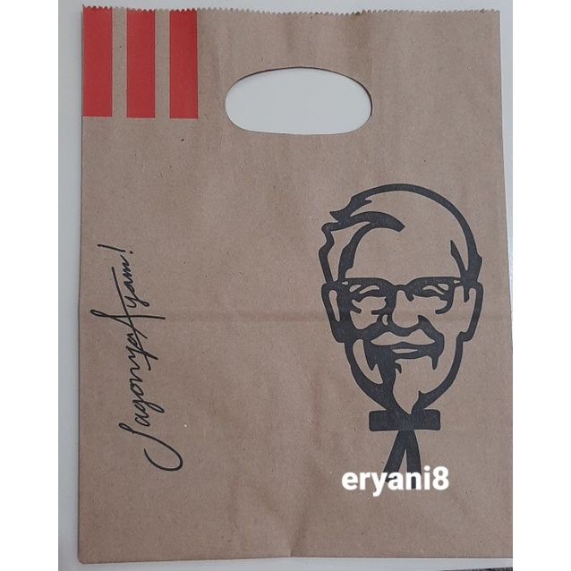 

paper bag KFC