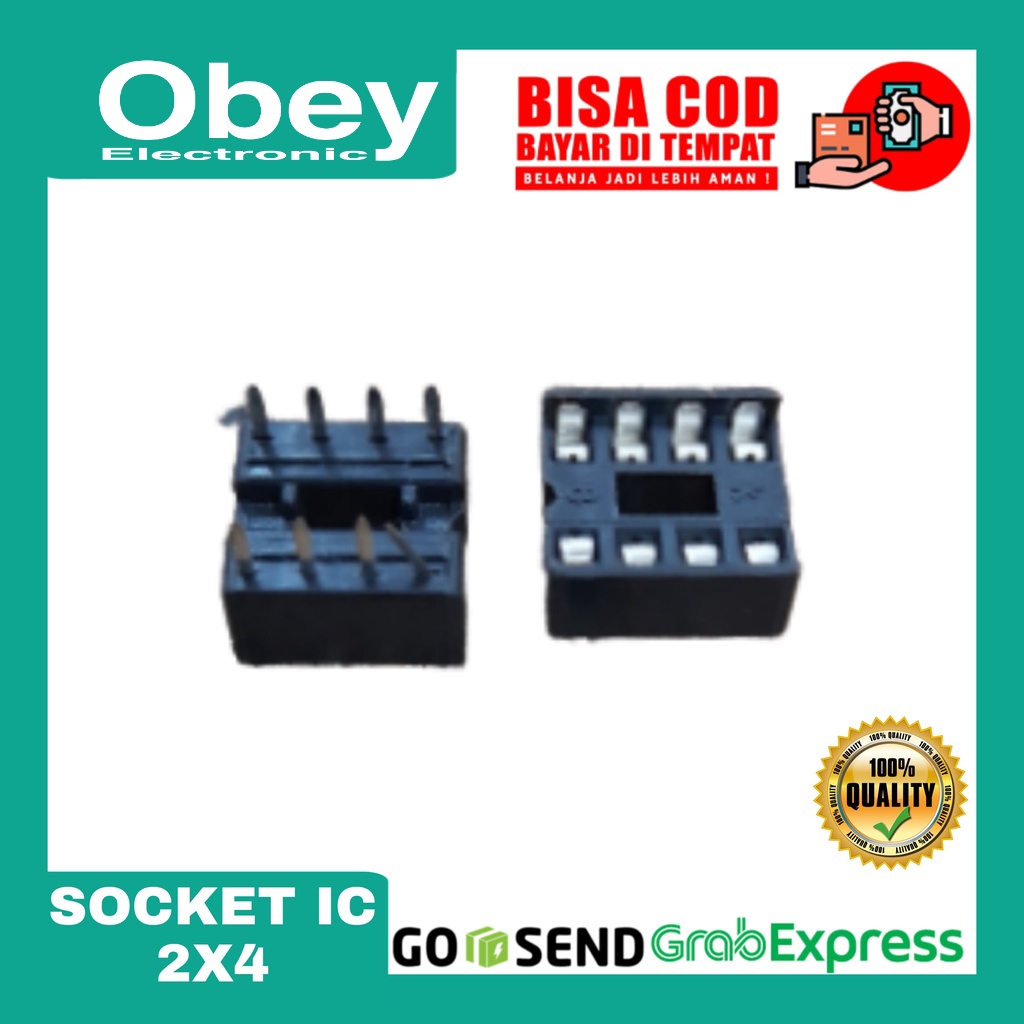 SOCKET IC 2X4 SOKET IC 8 PIN