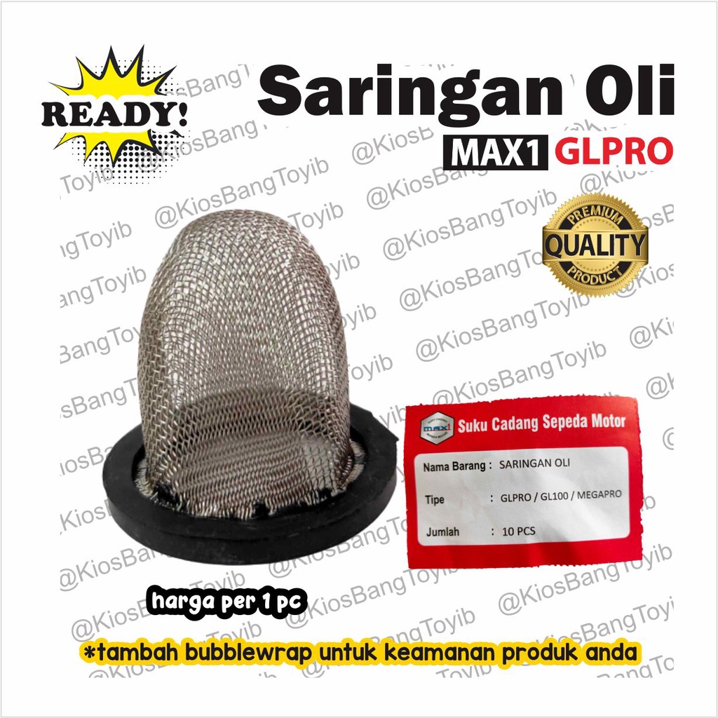 Filter Saringan Oli Bawah GL Pro Megapro Tiger CB100 Vario (MAX1)