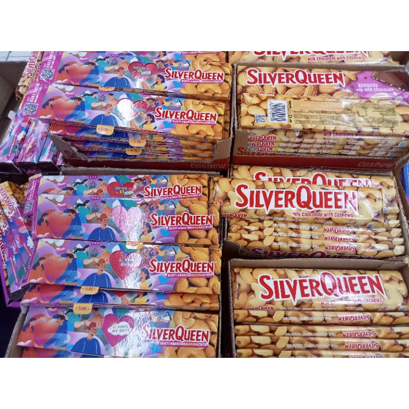 

PROMO COKLAT SILVERQUEEN 62 GRAM, 28 GRAM dan DAIRY MILK 62gr, MIN ORDER 10 PCS FREE GIFT