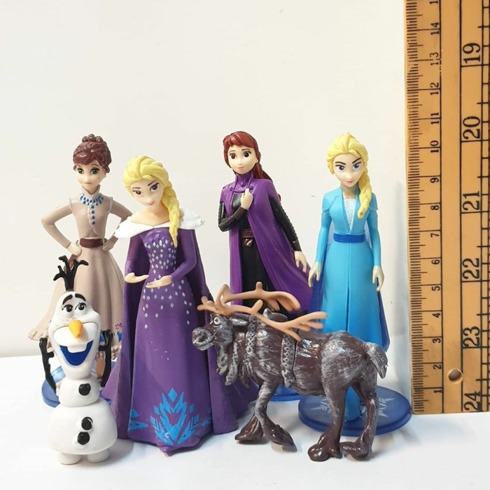 ✿ BISA COD✿ figure pajangan kue cake mobil frozen 2