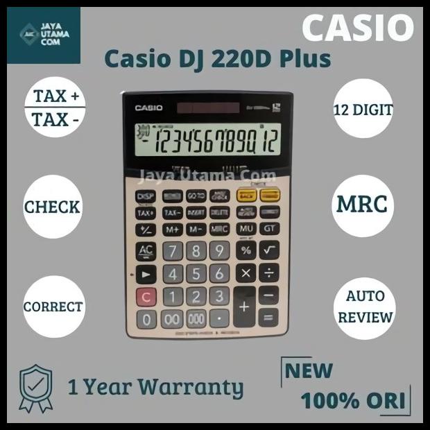 

Kalkulator Casio Dj-220D Plus Original