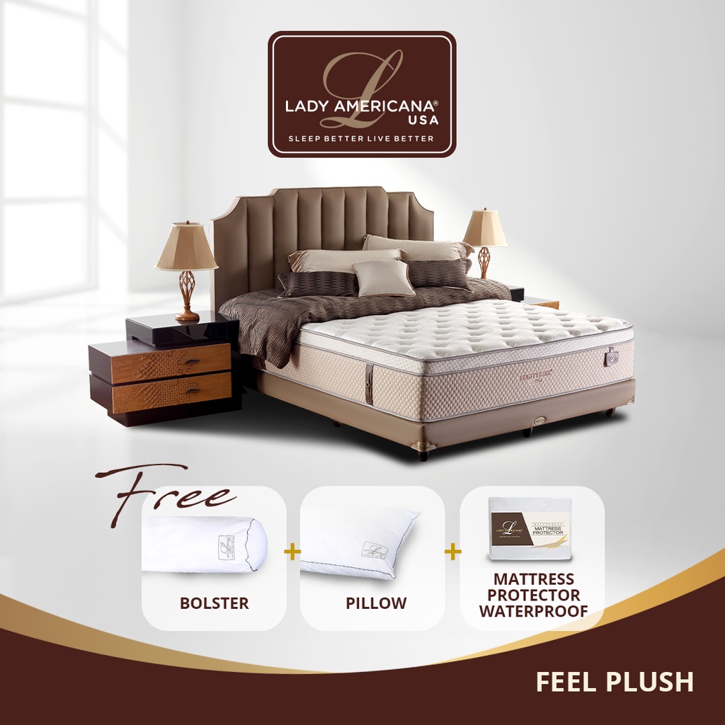 Kasur Springbed Lady Americana Beautyrest ( Full Set )