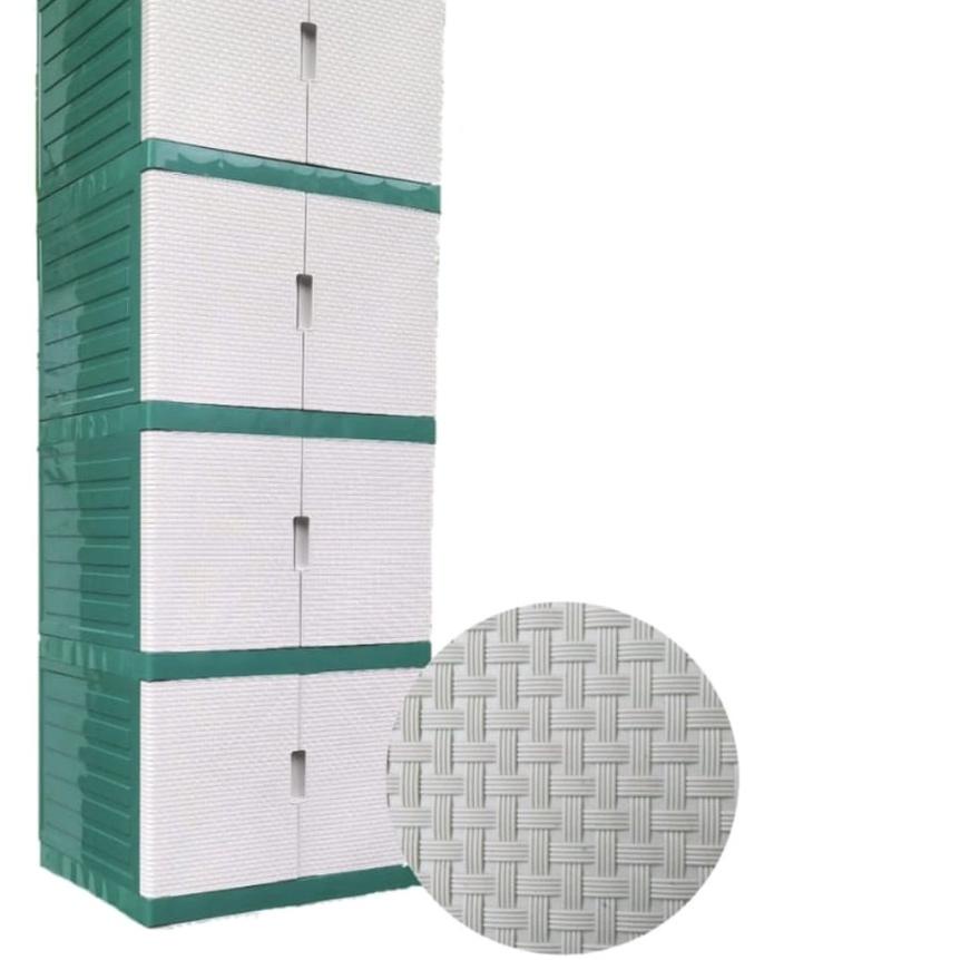 ✺ Lemari Baju lemari Pakaian Lemari Plastik Lemari BW PUTIH ☎