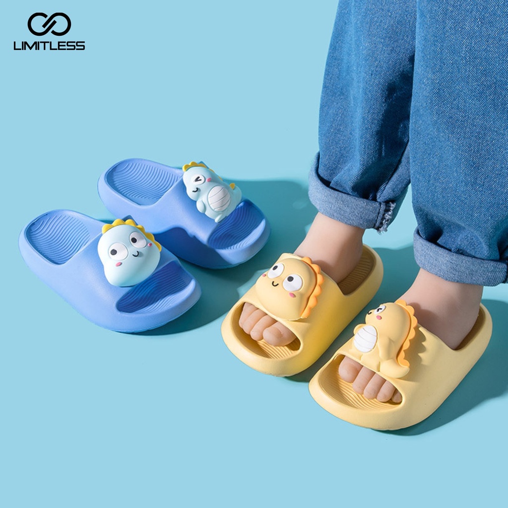 Sendal Slip On Anak GUMMY Unisex Anti Slip Eva Foam Sandal Slop Anak Laki Laki Dan Perempuan Slip On Phylon Empuk - Size 24 - 35 Karakter Jibbitz