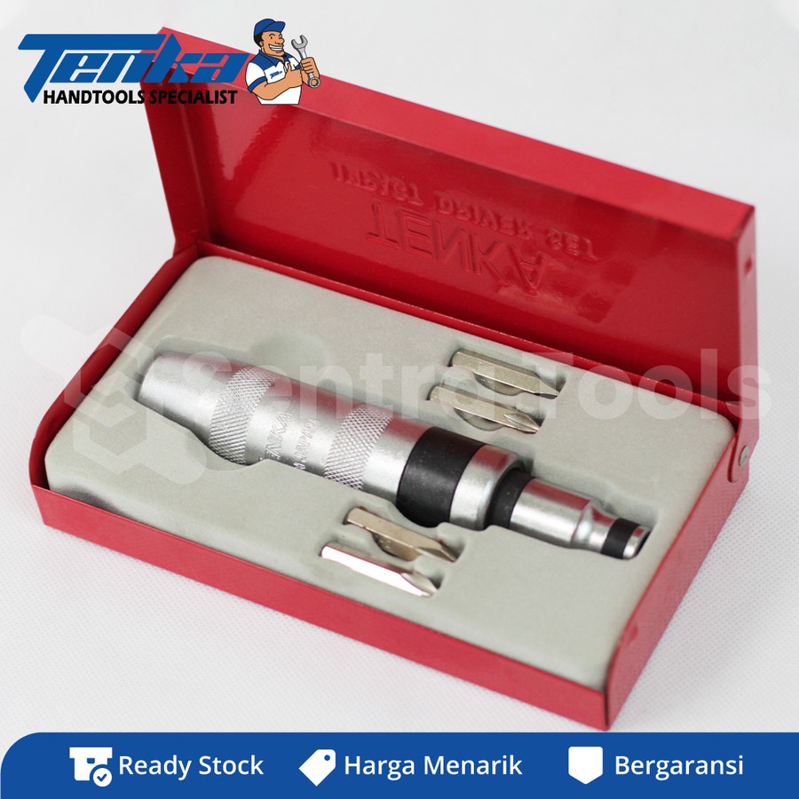 Obeng Ketok / Impact Driver 4 Set Tenka Murah Berkualitas
