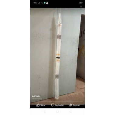 tirai kerang Lampung isi 20 untai