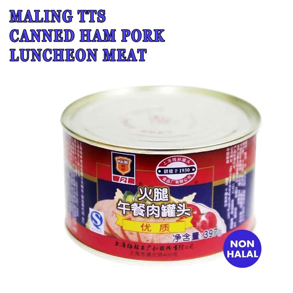 Canned Ham Luncheon Meat* Maling TTS* Daging Babi Kaleng* Non Halal