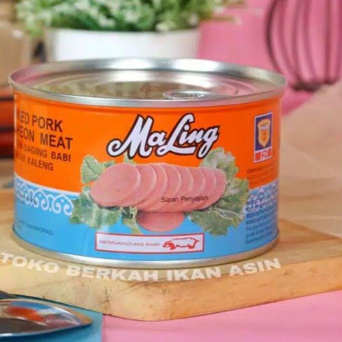 

◌ Ma Ling Pork Luncheon TTS 397 Gram / Daging Ham MaLing Kaleng / Daging Babi ♗