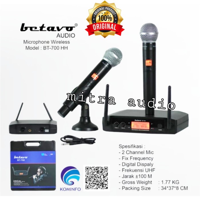 Mic wireless Betavo BT 700 / BT700 Original