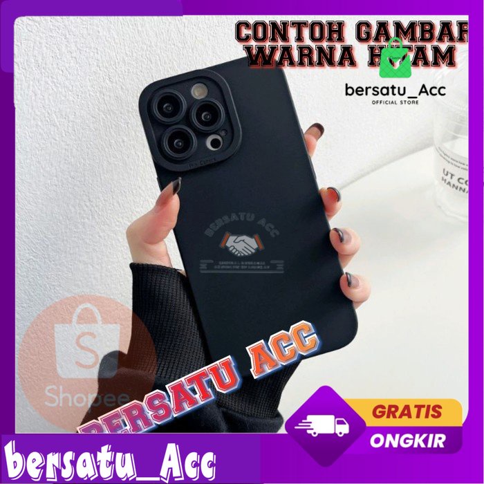 Soft Case Pro Camera  Silikon REDMI 8 | 8A | 8A PRO - Hitam REDMI 8A PRO Casing Hp