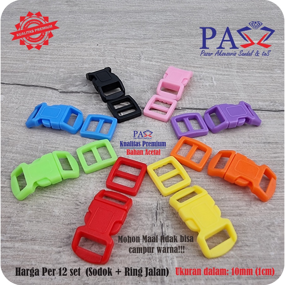 Kunci Sodok + Ring Jalan 1cm SJS (Import) Harga Per 12 Set