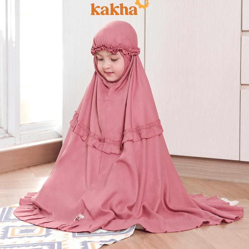 [02] Kakha - Mukena Polos (Pink Salem) / Mukena anak (1-6 tahun) / Mukena Balita