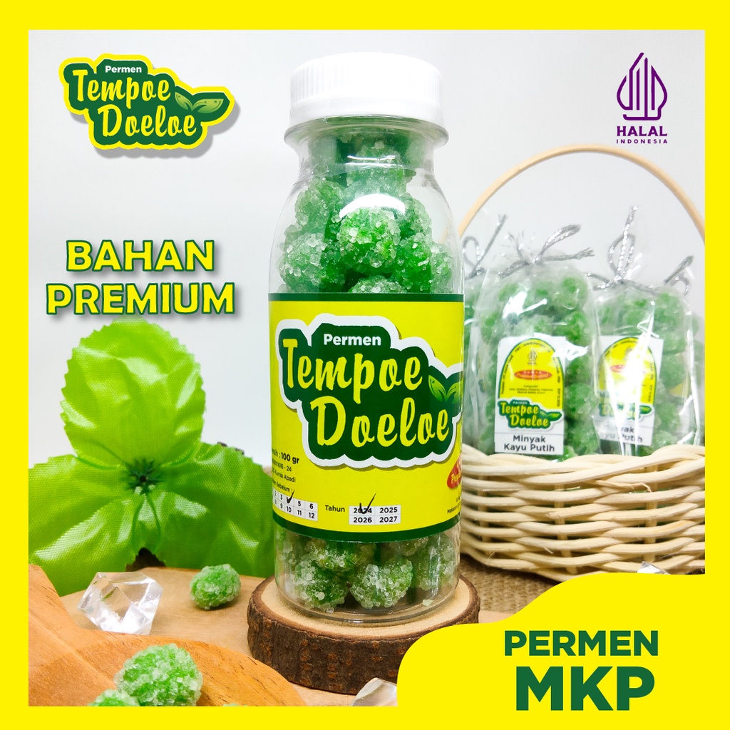 

Permen MINYAK KAYU PUTIH (STRONG) 100% Bahan Premium Merk Tempoe Doeloe