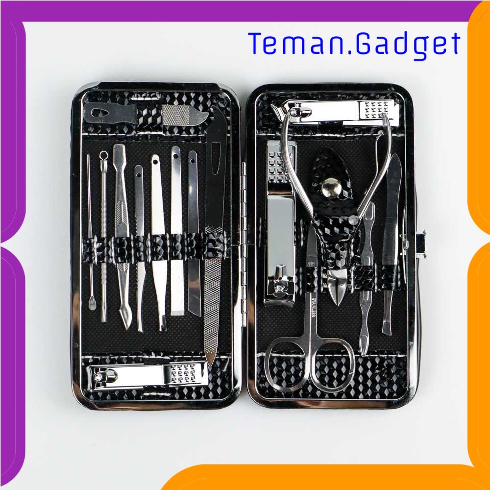 TG - PRW Set Perawatan Kuku Nail Art Manicure Pedicure 16 in 1 - MJ1096-01