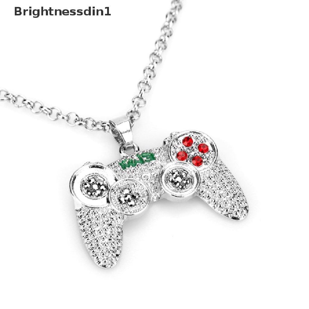 [Brightnessdin1] Gamepad Dengan Berlian Imitasi Kalung Untuk Wanita Pria Game Controller Liontin Choker Ch Jewellery Necklaces for Teen Girls Boutique