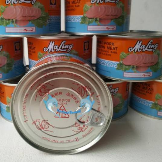 

➤ Ma ling Daging Babi 397gr / Canned Pork / MaLing / Luncheon Meat / Maling ♩
