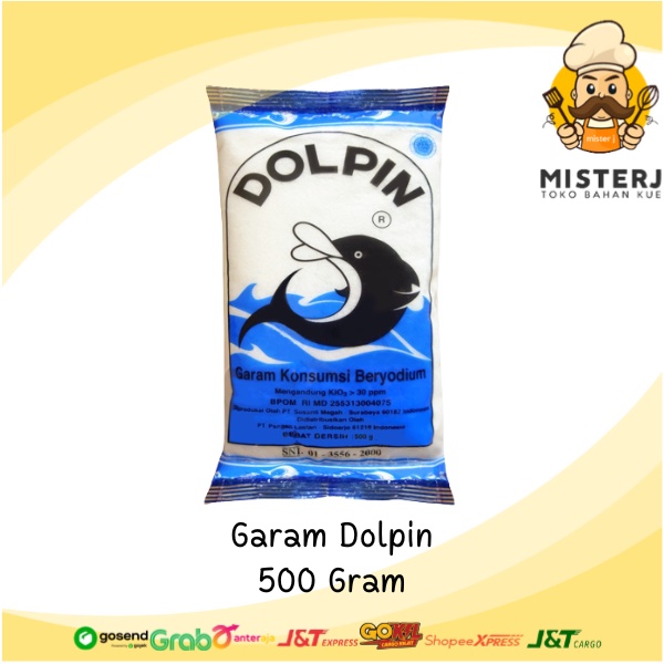 

Garam Dolpin | 500 Gram | Garam Beryodium | Garam Halus Dolpin | Sea Salt