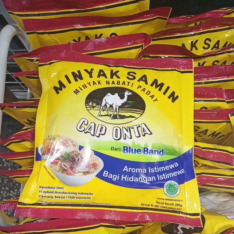 

MINYAK SAMIN CAP ONTA 200gram || MINYAK SAMIN MINYAK NABATI PADAT HALAL BPOM