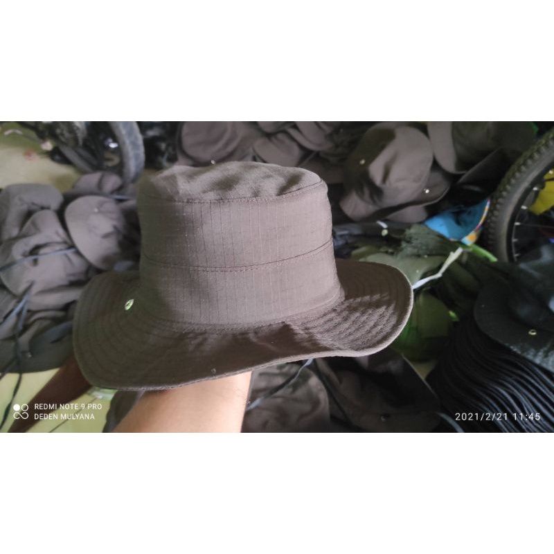 Topi Rimba Gunung Tactical Polos Hiking Outdoor Pria Wanita Dewasa