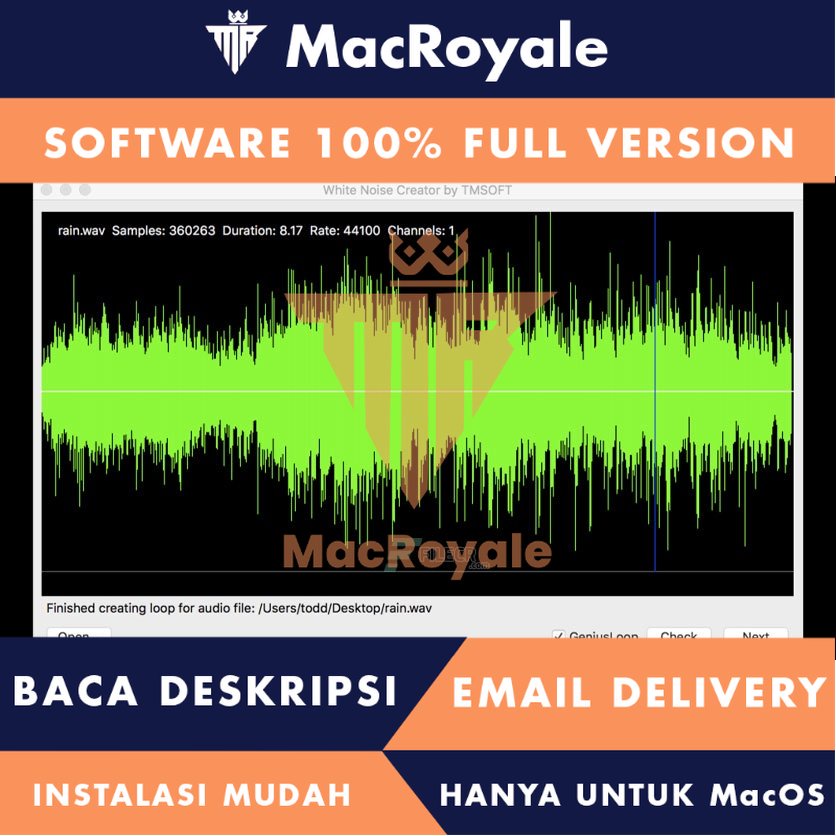 [MacOS] White Noise Full Version Lifetime Full Garansi