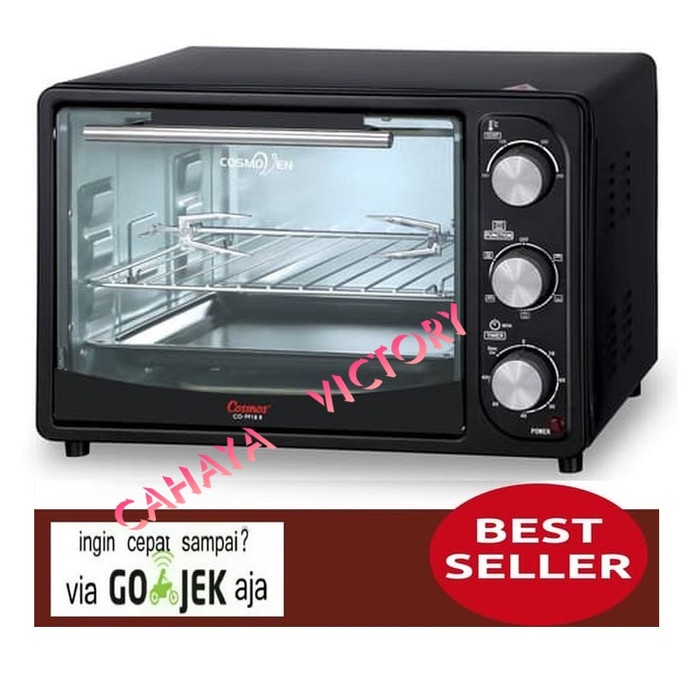 OVEN LISTRIK LOW WATT COSMOS CO-9918R - 18Ltr With Rotisserie 600W