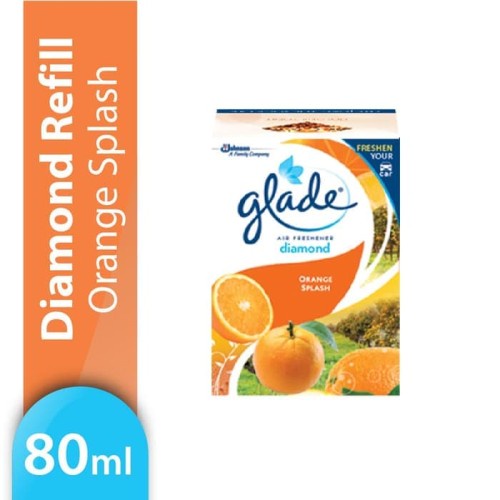 GLADE DIAMOND ORANGE SPLASH REFILL 90GR (12)