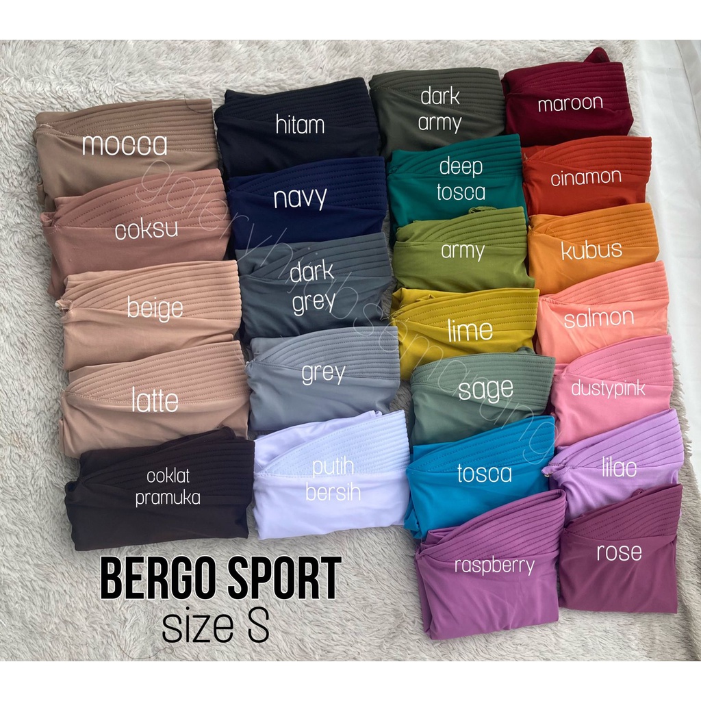 BERGO SPORT / JILBAB OLAHRAGA / HIJAB SPORT / HIJAB VOLLY KERUDUNG OLAHRAGA / jilbab volly sport ola