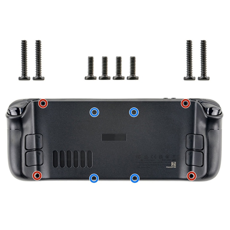Btsg Konsol Game Back Cover Shell Metal Screw Kit Pengganti Konsol Steam-Deck