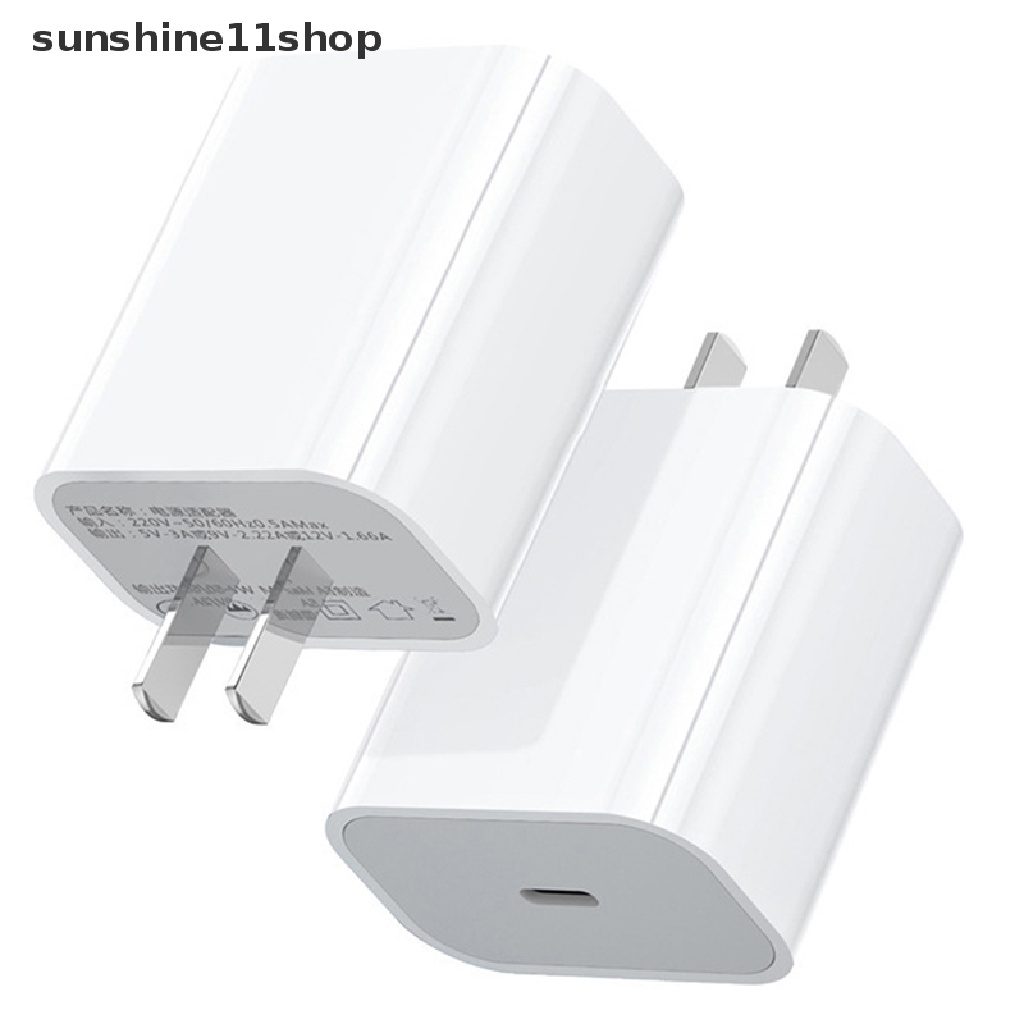 IPHONE Sho PD 20/30W Untuk PD Tipe C Charger Adapter Untuk Iphone12 11 Pro XR X XS Max N
