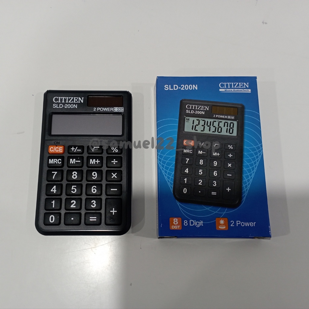 

Kalkulator Kecil CITIZEN SLD-200N / LC-210N Kalkulator Saku
