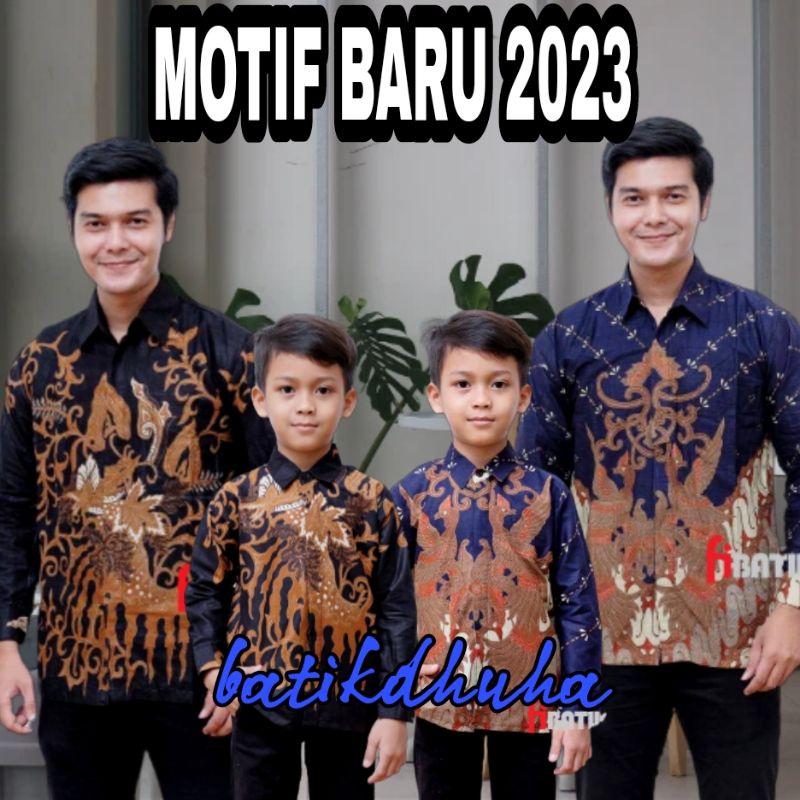 BATIK COUPLE AYAH ANAK MOTIF BARU 2023 M L XL XXL