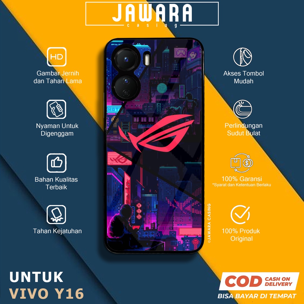 Case Vivo Y16 Casing Vivo Y16 Jawara Casing [ROG1] Case Glossy Case Aesthetic Custom Case Anime Case