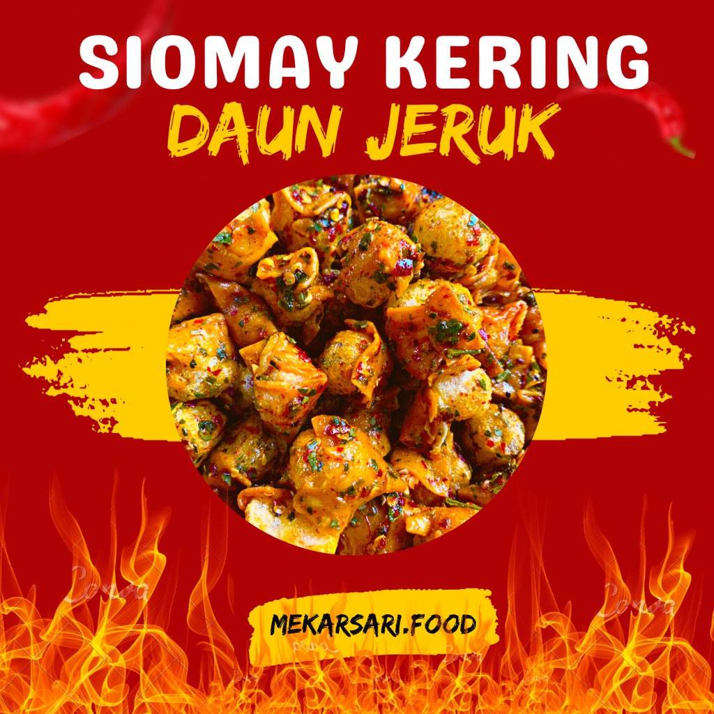 

SIOMAY KERING MINI PEDAS DAUN JERUK 500GR CIKRUH BUMBU MELIMPAH