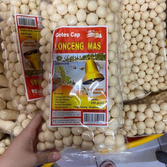 

֍ Getas Bangka Bulat Cap Lonceng Mas - Snack Bangka - Cemilan Bangka - Makanan Bangka ☛