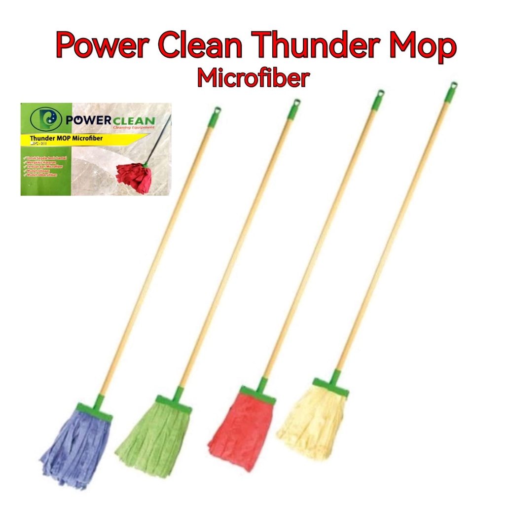 GBU Plast Pel Lantai Penyerap Air Nouva CL-501 / Spectra / Power Clean Thunder Mop Katun