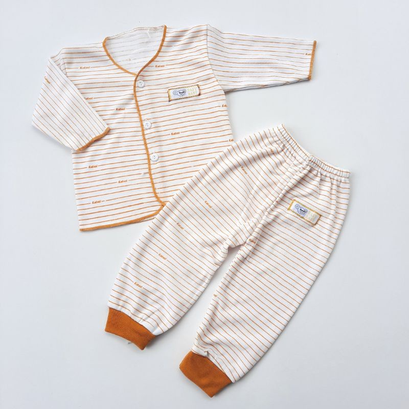 Setelan Baju Bayi Baru Lahir 3 Pasang Atasan Celana Baby Newborn Seri Kubus