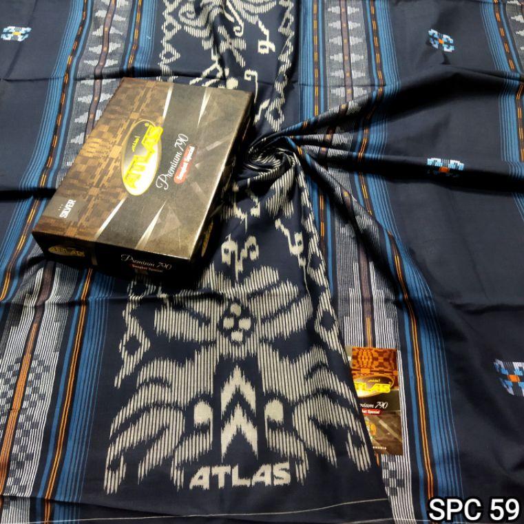 Siap Kirim SARUNG ATLAS PREMIUM SONGKET SPECIAL 790 SILVER