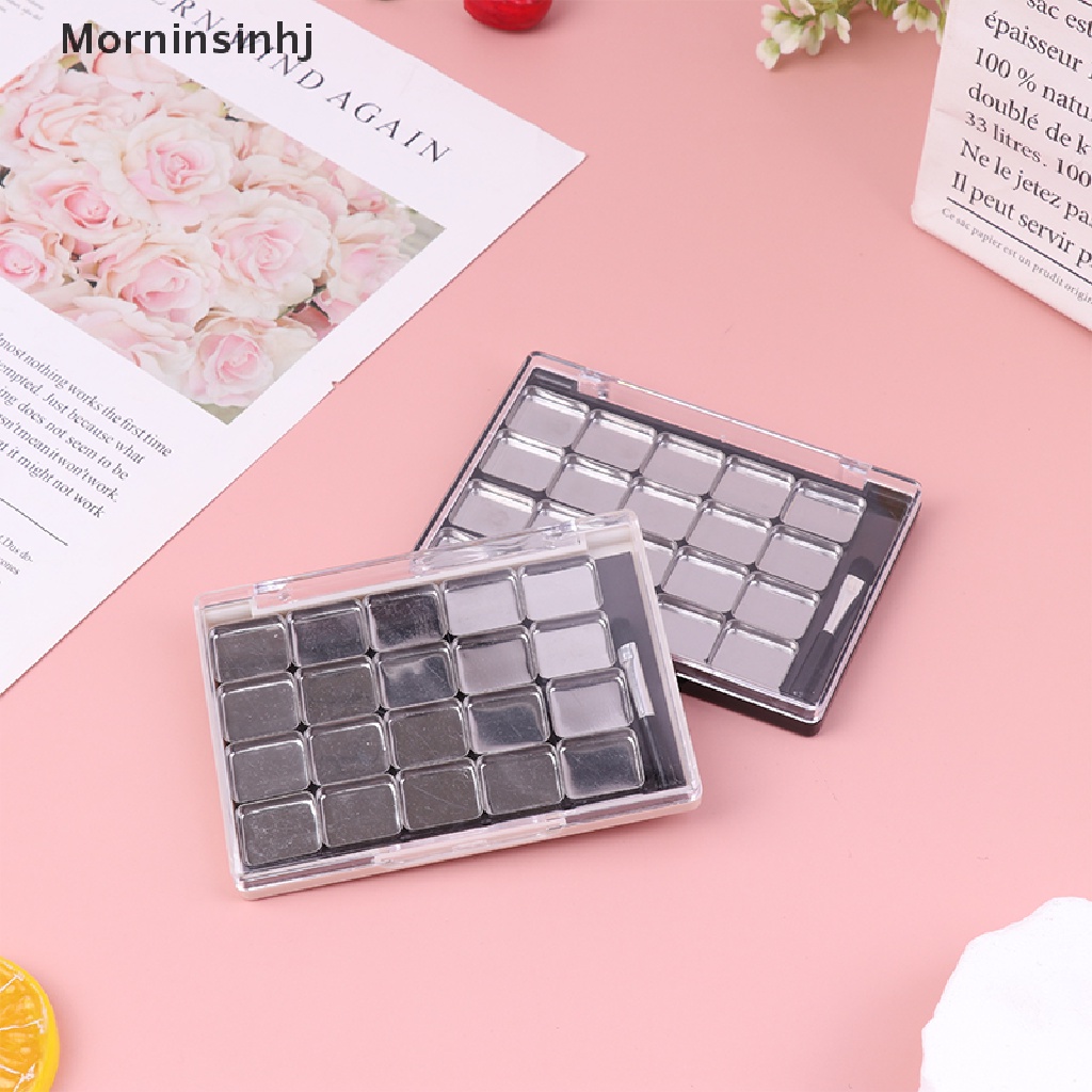 Mornin 1Pc Palet Kosmetik Magnetik Kotak Makeup DIY Dengan 20kisi Plat Besi Dan Brush id