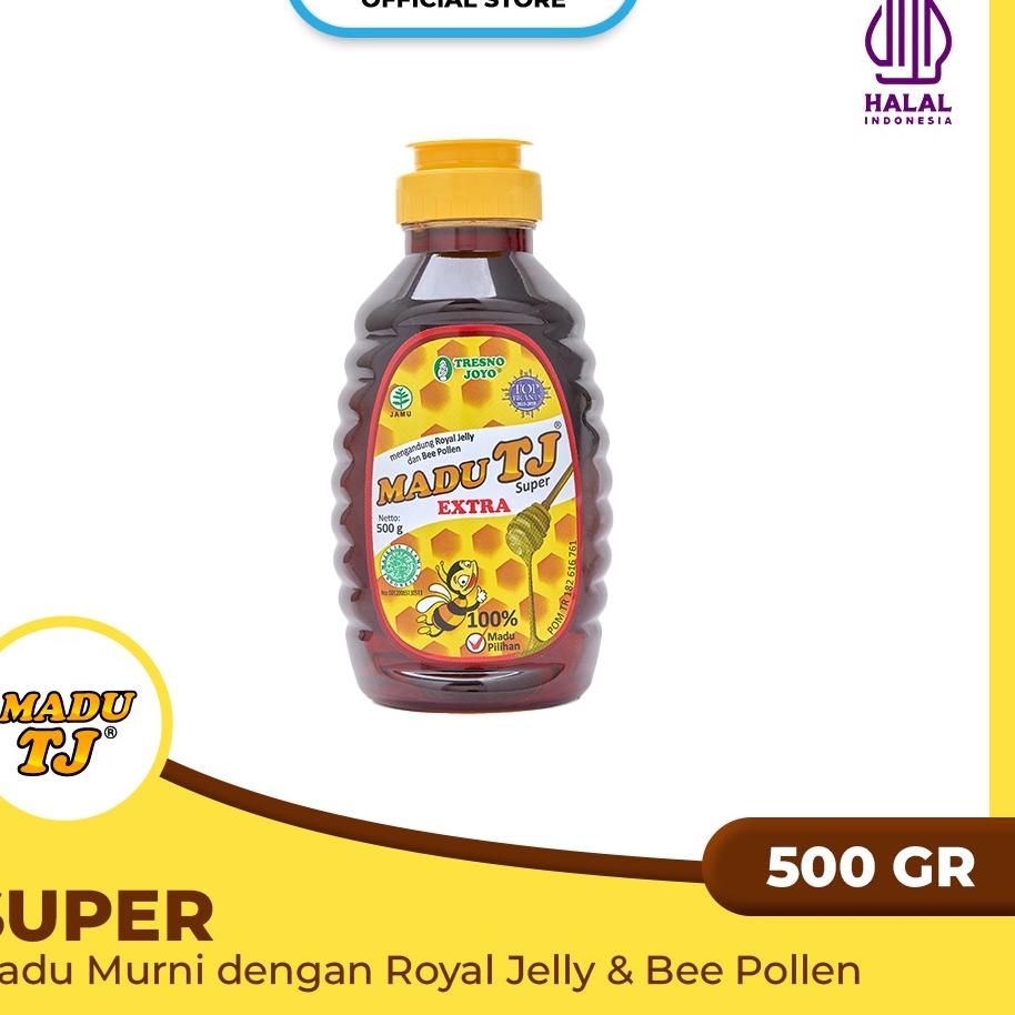 

☛ TJ Super 500gr - Murni Mengandung Royal Jelly dan Bee Pollen ❋