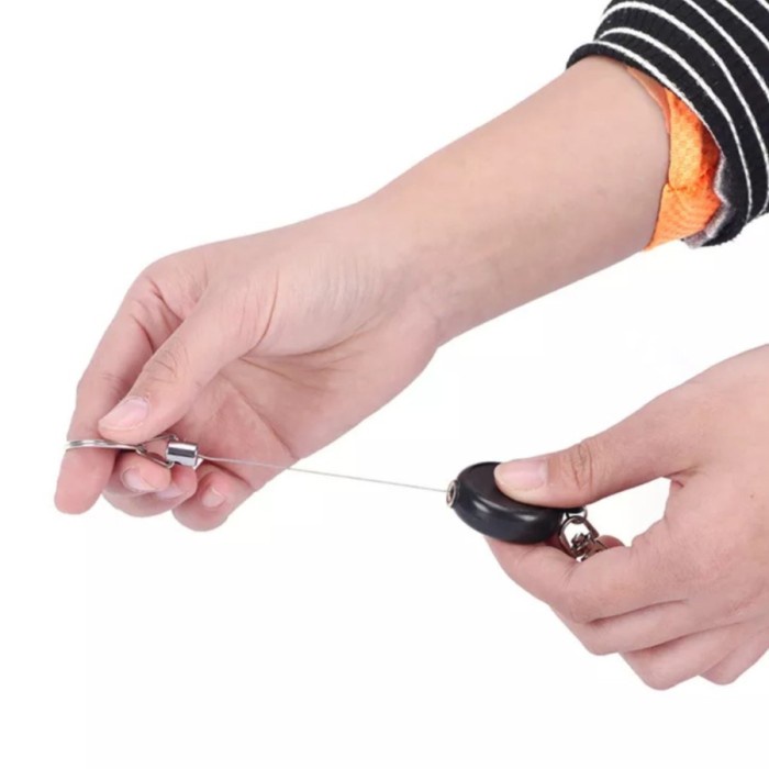 FMFIT gantungan kunci tarik retractable keychain flexible yoyo id card pintu