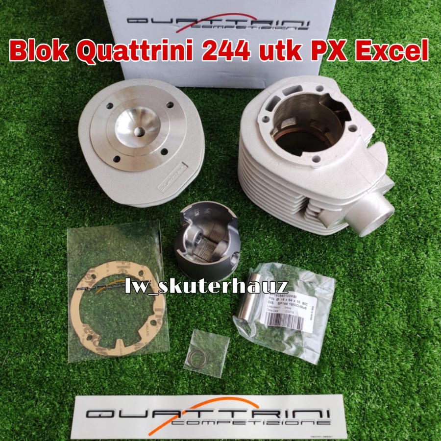 Blok SET 244 cc QUATTRINI M244 utk PX Excel 200 Spartan