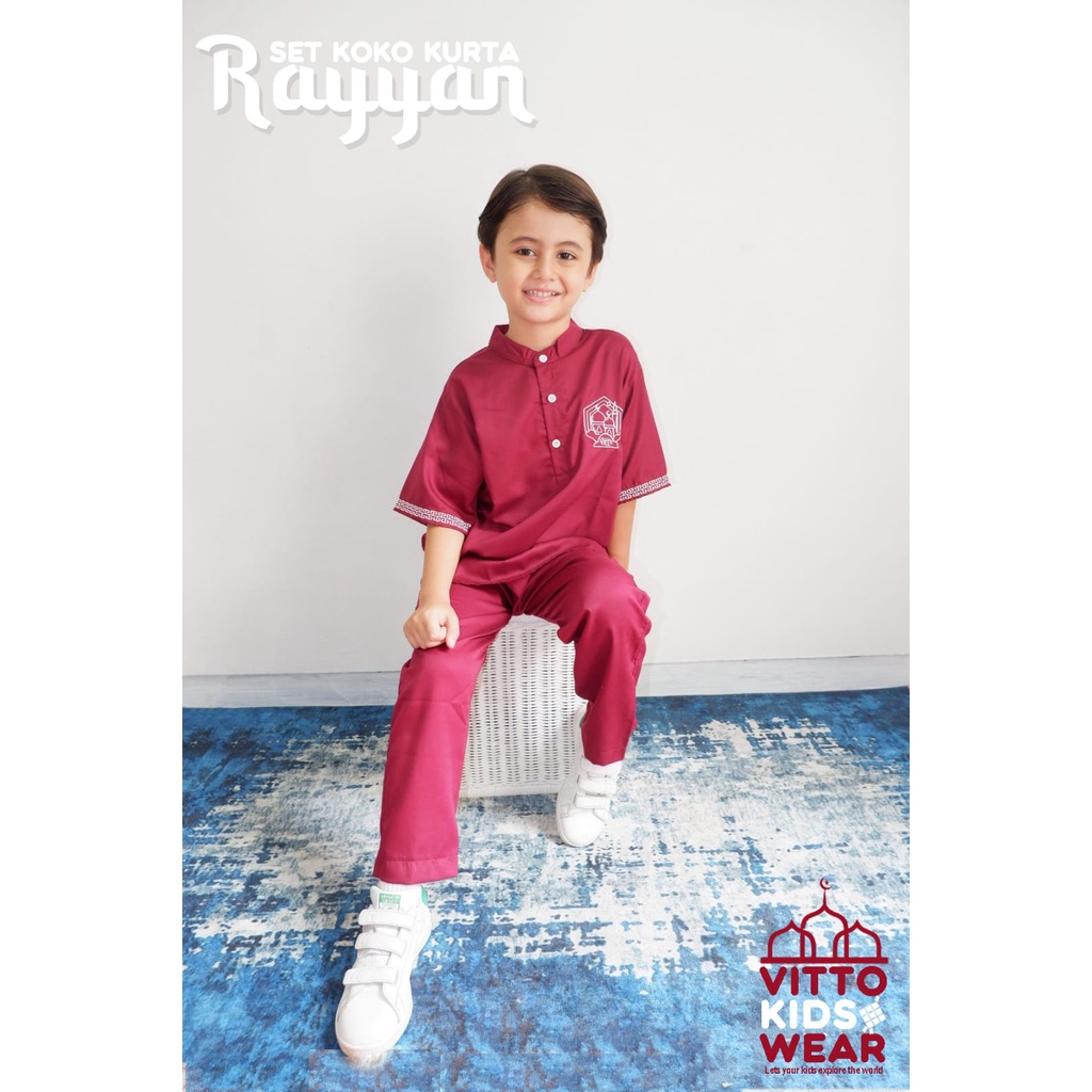 SET KURTA KEMKO kemeja koko RAYYAN anak dan remaja by vitto kidswear