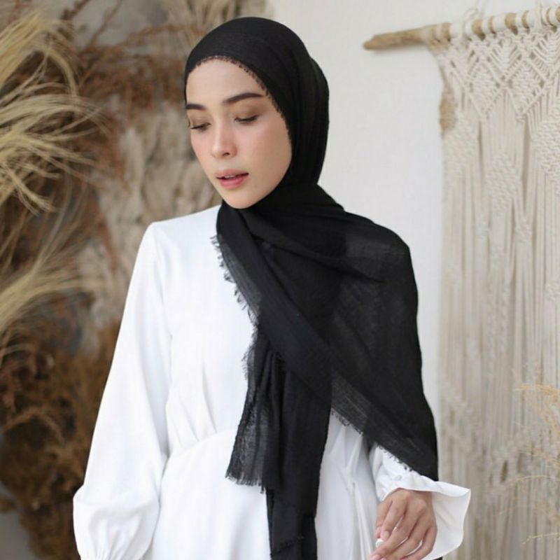 Pashmina Crinkle Rawis Ori Pashmina Krinkel