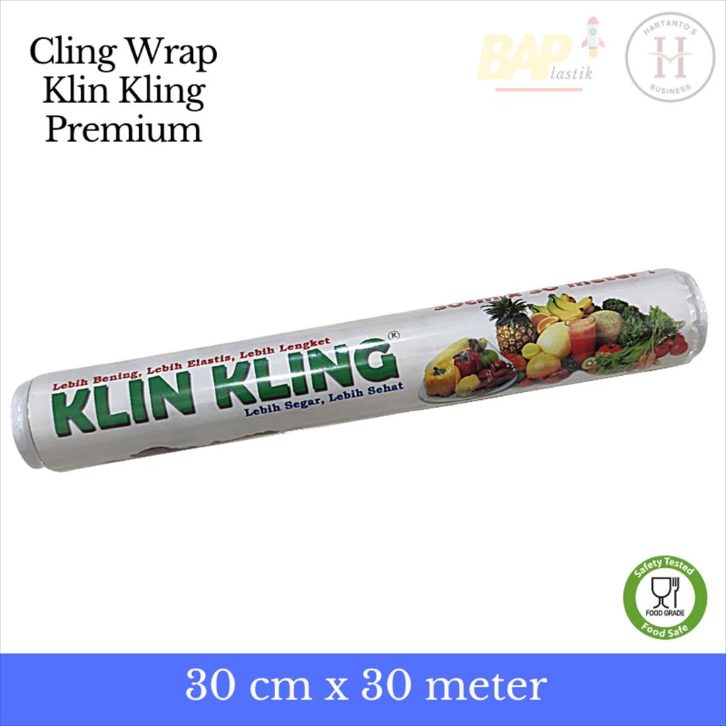 Jual Refill Cling Wrap Klin Kling 30 cm x 30 meter Plastik Film Makanan